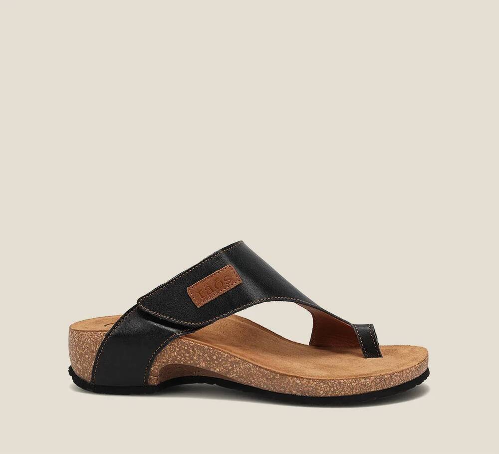 NEW TAOS women's loop sandal in black